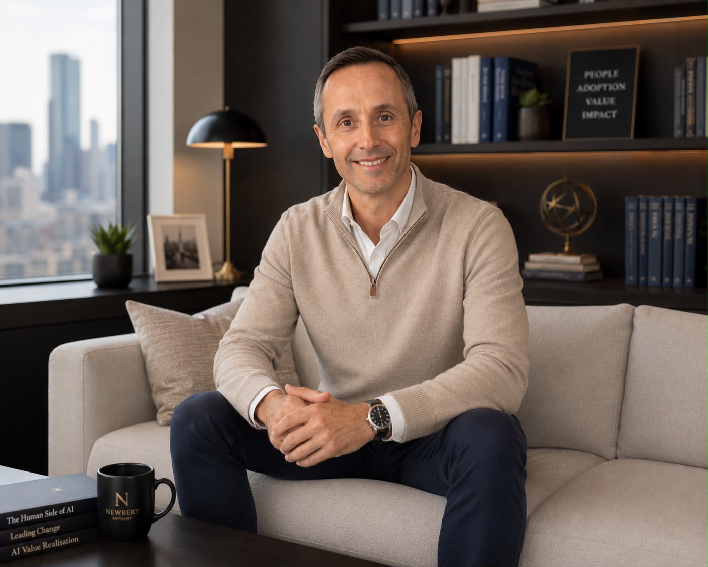 Gareth Newbery, founder of Newbery Advisory, AI adoption consultant for professional services firms